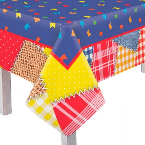 toalha de mesa descartavel festa junina festabox cromus convidados
