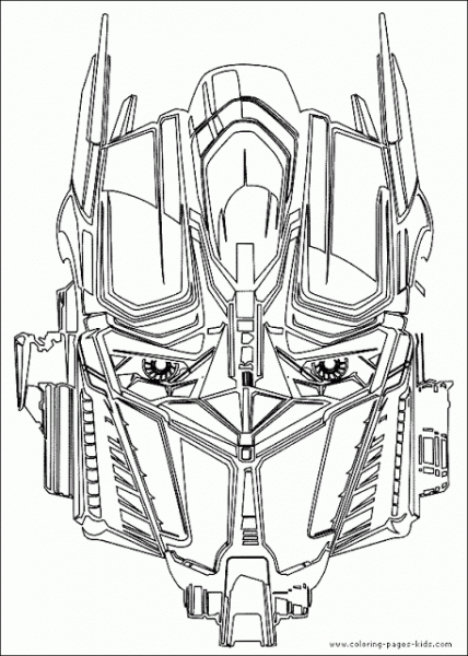 transformers coloring page 01