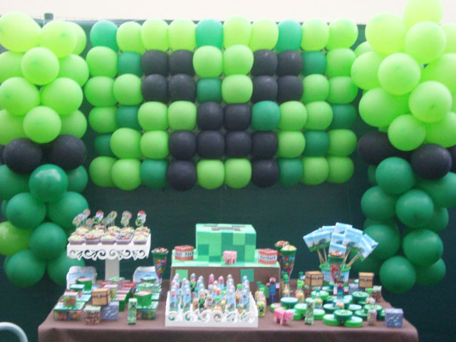 Tema: Minecraft - Festa da Leitora Juliana Viviani!