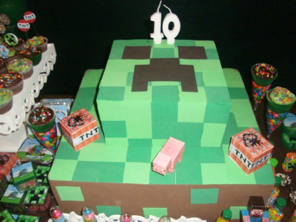 Tema: Minecraft – Festa da Leitora Juliana Viviani!