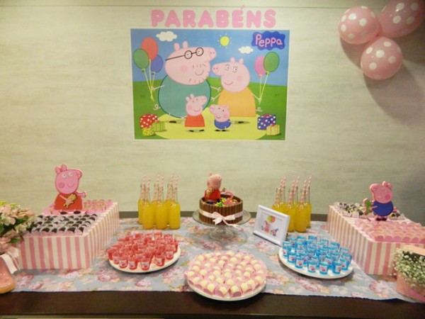Tema: Peppa Pig – Festa da Leitora Nathália Chizzolini!
