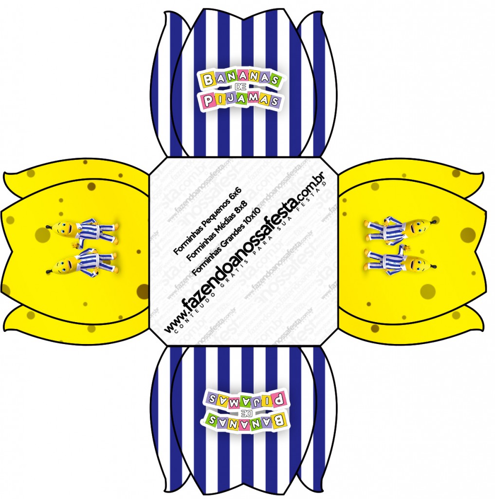 Kit Digital Completo Bananas de Pijamas!