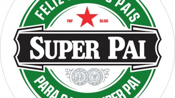 Dia dos Pais – Mini Kit! Rótulo Dia dos Pais Heineken - com nome