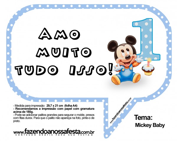 PLAQUINHAS MOLDE FNF Mickey BABY 02