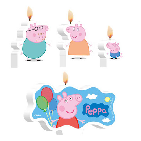 Vela Peppa Pig - Para Bolo, Aniversário E Festa