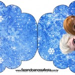 Frozen Branco e Azul 139