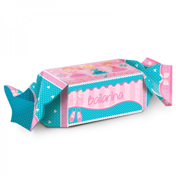 caixa bombom para lembrancinha festa bailarina festabox cromus