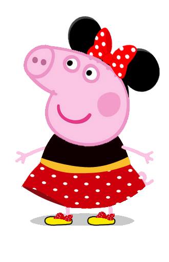 Peppa Pig Minnie Vermelha