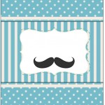 Bala Personalizada Chá de Bebê Mustache
