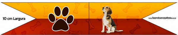 Bandeirinha Sanduiche 1 Cachorrinho Beagle