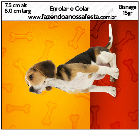 Bisnaga Brigadeiro 15gr Cachorrinho Beagle