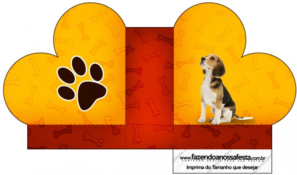 Caixa Coração Cachorrinho Beagle