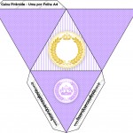 Caixa Pirâmide Coroa de Princesa Lilás2