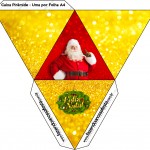 Caixa Pirâmide Natal Papai Noel