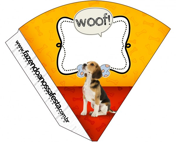 Cone Guloseimas Cachorrinho Beagle 1