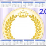Convite Calendário 2014 Coroa de Princesa Lilás2