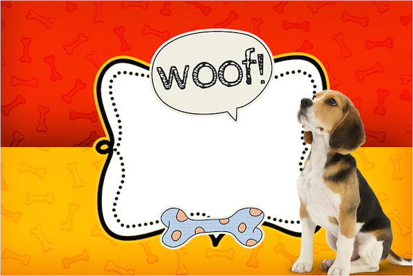 Convite Cartão Cachorrinho Beagle1