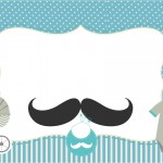 Convite Chá de Bebê Mustache