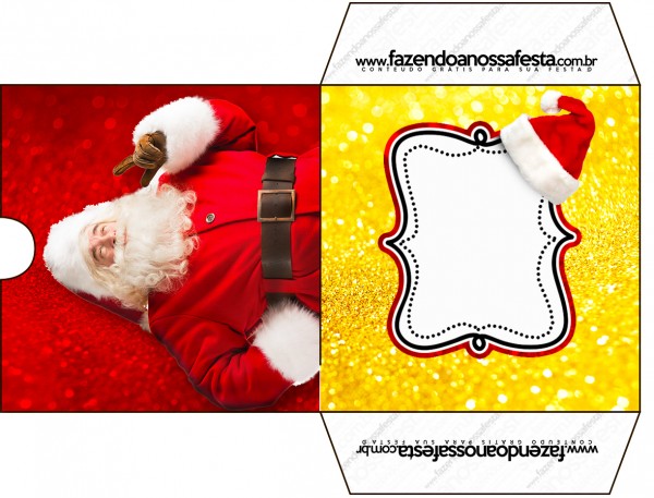 Envelope CD DVD Natal Papai Noel