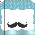 Envelope Convite Chá de Bebê Mustache