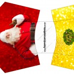 Envelope Fritas Natal Papai Noel