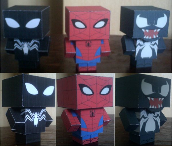 Boneco 3D Homem Aranha para Imprimir e Montar