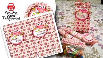 Kit de Lembrancinhas para Dia dos Professores Corujinha Floral!