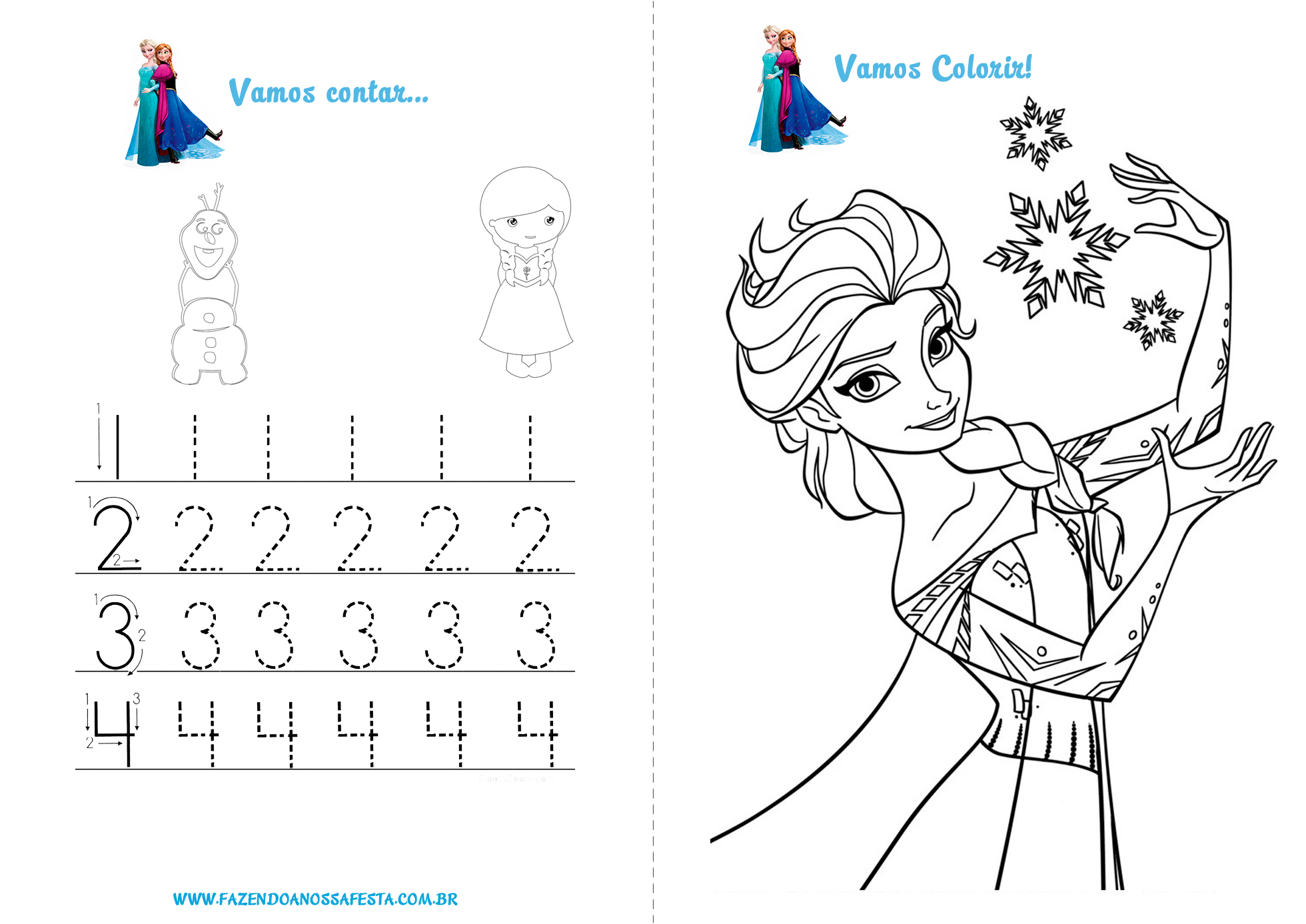 Frozen Almanaque De Atividades Para Colorir - RioMar Aracaju Online