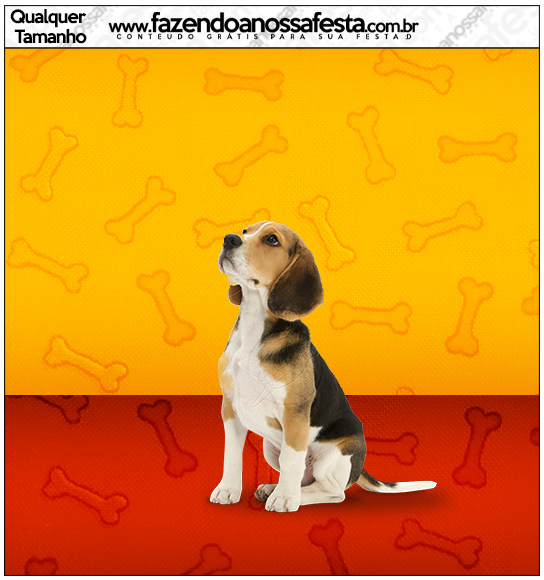 Molde Quadrado Cachorrinho Beagle