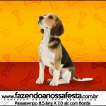 Rótulo Passatempo Cachorrinho Beagle
