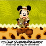 Rótulo Passatempo Mickey Safari