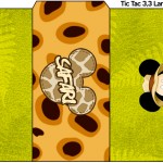 Rótulo Tic Tac Mickey Safari