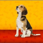 Rótulo Tubetes Cachorrinho Beagle