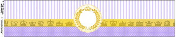 Rótulo Água Coroa de Princesa Lilás1