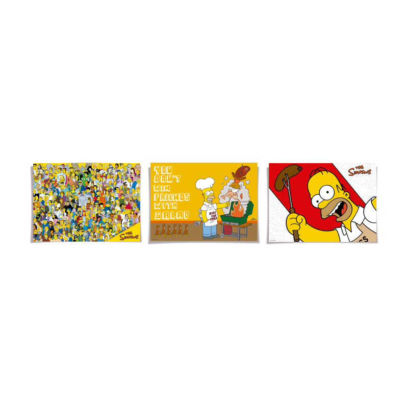 Poster Churrasco dos Simpsons