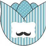 Tulipa Chá de Bebê Mustache