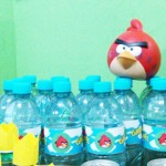 Garrafinha de água Festa Angry Birds