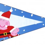 Bandeirinha Sanduiche 7 Peppa Pig Natal