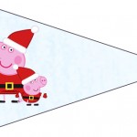 Bandeirinha Sanduiche 9 Peppa Pig Natal