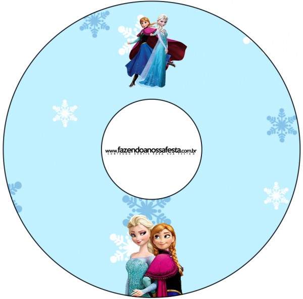 CD DVD Frozen Azul