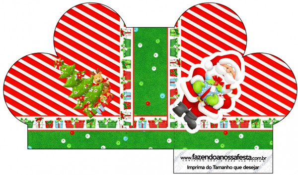 Caixa Coração Natal Vermelho e Verde1