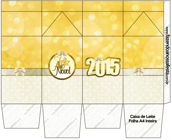 Caixa de Leite Ano Novo 2015