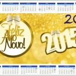 Convite Calendário 2014 Ano Novo 2015