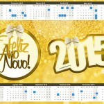 Convite Calendário 2015 Ano Novo 2015