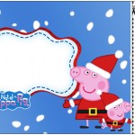 Convite Ingresso Peppa Pig Natal