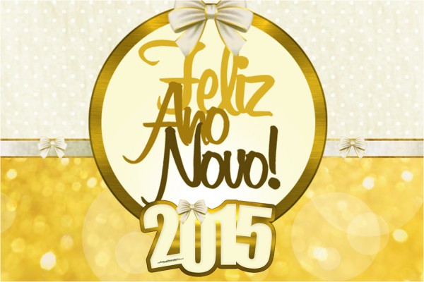 ConviteMoldura e Cartão Ano Novo 2015