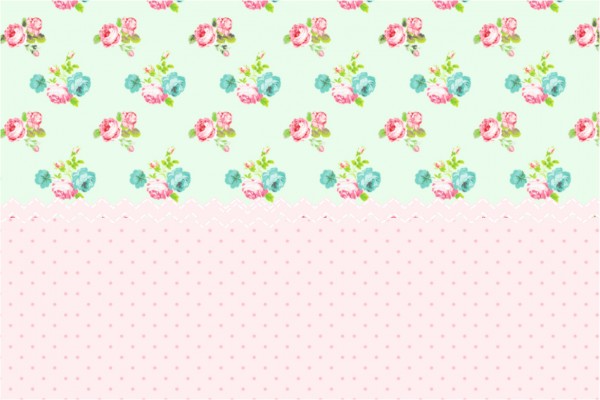 FLORAL VERDE E ROSA FUNDO 22