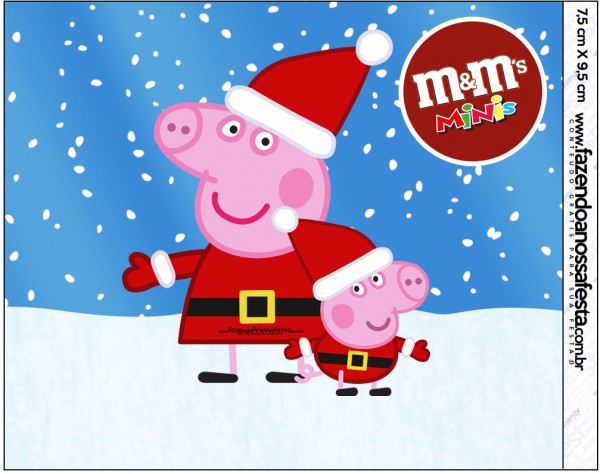 Mini MM Peppa Pig Natal