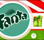 Rótulo Fanta Natal Vermelho e Verde