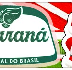 Rótulo Guaraná Natal Vermelho e Verde